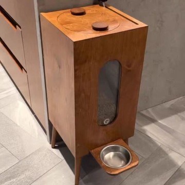 現貨！免運 貓糧桶 狗糧桶 密封桶 喂食器 密封防潮狗糧桶裝防潮貓密封密封桶貓自動喂食器貓寵物用品 八折下殺 可開發票 特價出