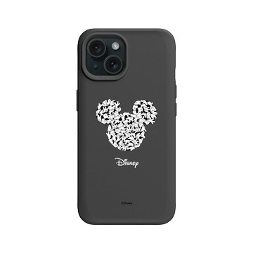 iPhone 15 SolidX 黑 - 迪士尼-米奇 Mickey - 黑標款-米奇與白手套