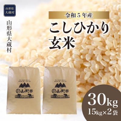 令和5年産 大蔵村産 コシヒカリ  30kg