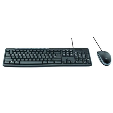 Logitech 羅技【 MK200 】USB 鍵盤滑鼠組 纖薄 防水設計 公司貨