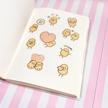 小薯的心貼紙組