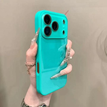 秒變i17 冰感玻璃 水晶鏡頭膜 馬卡龍色系 防摔殼 用於iPhone17 i16 手機殼i15 i14 i13 i12
