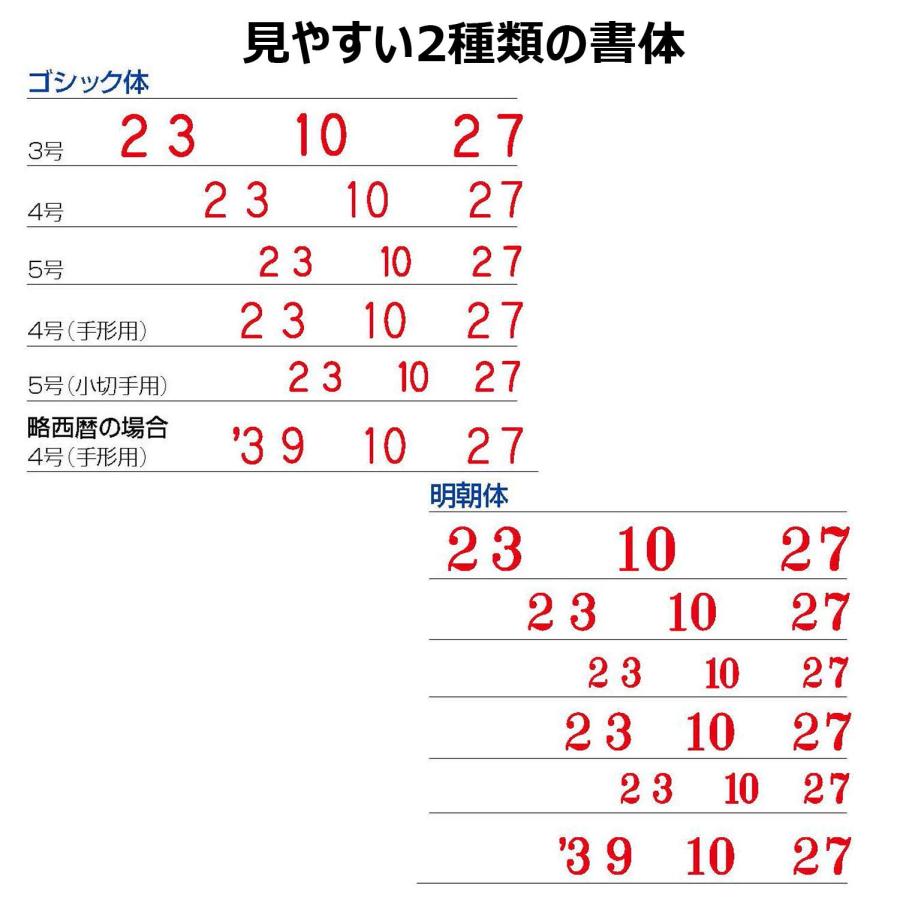 シャチハタ スタンプ 回転ゴム印 欧文トビ日付 3号 捺印サイズ 約42×6ミリ ゴシック体