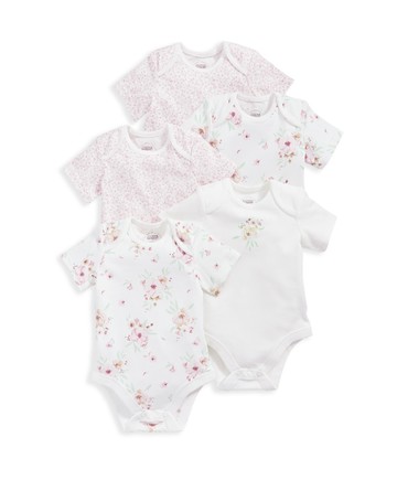 花廊-短袖包屁衣5件組9-12m