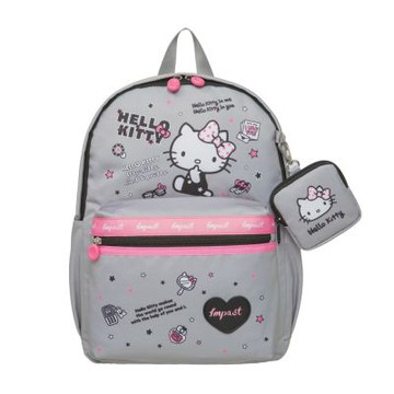 【IMPACT】怡寶 X Hello Kitty 時尚凱蒂後背包(L)-灰色 IMKTM102GY聖誕交換禮物