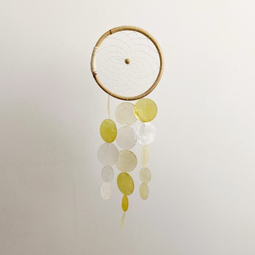 DIY套件|美味乳酪(M)-黃圈|貝殼風鈴手機|#0-558