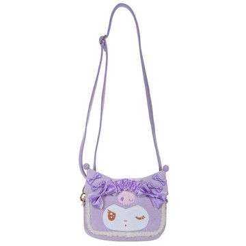 【震撼精品百貨】酷洛米_Kuromi~日本SANRIO三麗鷗 酷洛米LOLITA MOOD 迷你斜背包 化妝包*01397