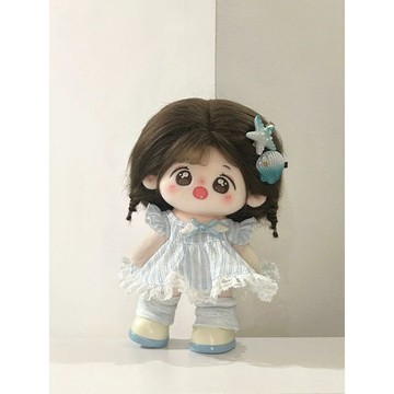 臺灣出貨 15cm娃衣 20cm娃衣 棉花娃娃衣服 棉花娃衣 15/20cm娃衣 可愛換裝公仔玩偶套裝衣服 娃娃裙子連帽