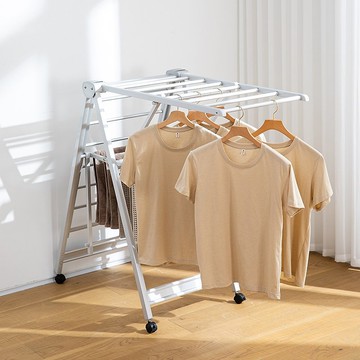 日本霜山 室內室外兩用多功能折疊翼型晾曬架-L (180*55cm)