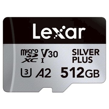 Lexar 雷克沙 Silver Plus MicroSDXC UHS-I U3 A2 記憶卡  512GB  1個