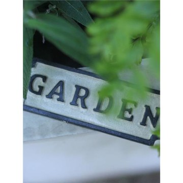 鑄鐵花園掛牌墻飾戶外庭院花園陽臺裝飾出口日系ins風格雜貨擺件