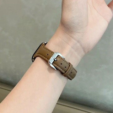 小蠻腰 真皮 可調節錶帶 適用 蘋果 Apple Watch S11 10 9 8 7 49/45MM 42/46MM