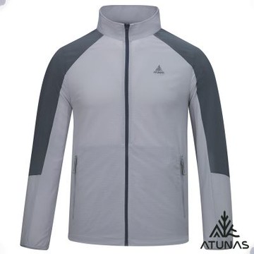 【ATUNAS 歐都納】男款精彩隨行外套A2GA2606M灰/深灰/防曬抗UV/輕量透氣/涼感輕薄外套/大尺碼
