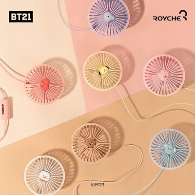 Bts 公式グッズ Bt21 Vehicle Fan 車両 卓上 スタンド 携帯 扇風機 夏 避暑 通販 Lineポイント最大1 0 Get Lineショッピング