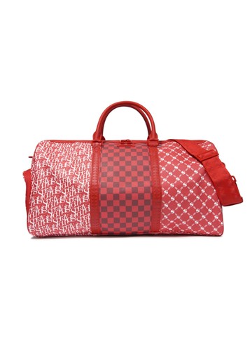 sprayground kid - Tri Split duffle bag - kids - Artificial Leather - One Size - Red