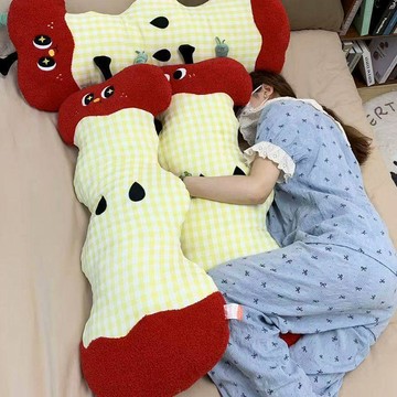 夏日降溫🧊涼感抱枕 長型靠枕 冰絲抱枕 長條抱枕 冰絲涼感 夾腿枕 側睡抱枕長條女生睡覺靠枕專用雲朵牀上側睡夾腿靠墊孕