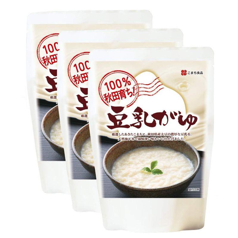 こまち食品 100%秋田育ち豆乳がゆ3袋セット