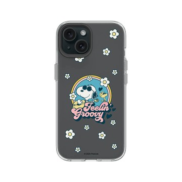 iPhone 15 Clear 透明 - 史努比 Snoopy - 開心小花