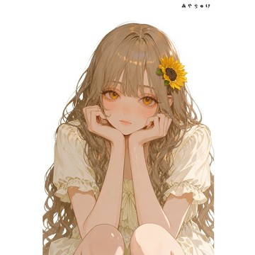 【8 月新款】07-139-0078 人物貼紙 簡約夏日女孩