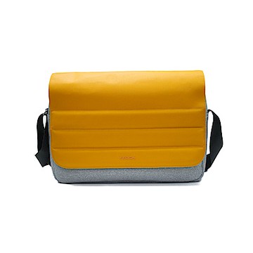 展示品 GIORGIO FEDON 1919 Ninja 輕便側揹雙色13吋電腦包-蜂蜜黃