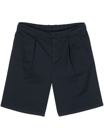 Giorgio Armani - pleat-detail chino shorts - men - Spandex/Elastane/Cotton - 48 - Blue