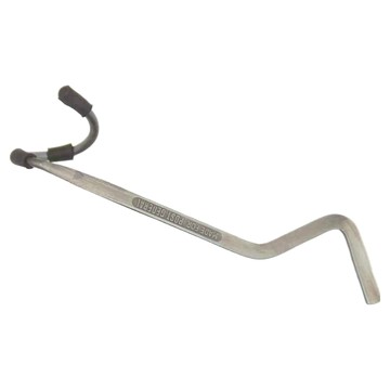 POST GENERAL 戶外立柱掛鉤 鋼橡膠材質 W205 x D40 x H45mm  銀色 + 黑色  1個