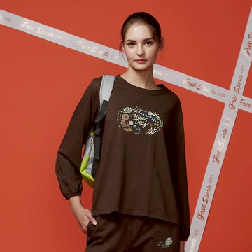 經典FS nice day縮口長袖棉T(2色)