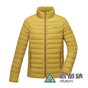 【ATUNAS 歐都納 男款 KEEP WARM輕量羽絨外套《黃金棕》】A1GA2234M/保暖機能外套