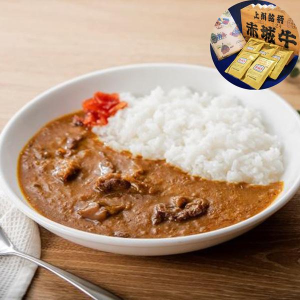 群馬 赤城牛カレー ゴールドタイプ 200g×5 中辛 二重包装可