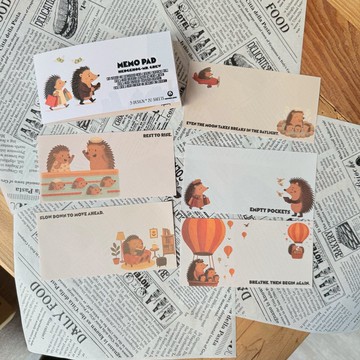 小刺蝟- 格魯家族 便條本