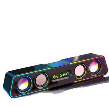 臺式電腦家用筆記本游戲音箱有線桌面藍牙小音響高音質低音炮喇叭【北歐居家生活】