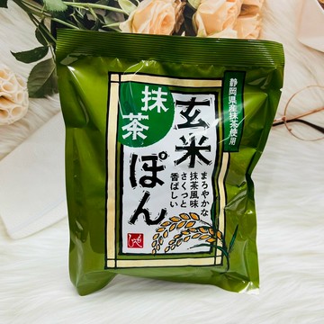 日本 moheji 抹茶風味 爆玄米零食 70g 使用靜岡產玄米