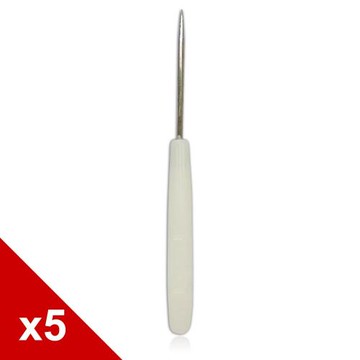 糊塗鞋匠 優質鞋材 N76 塑膠柄錐子 5支