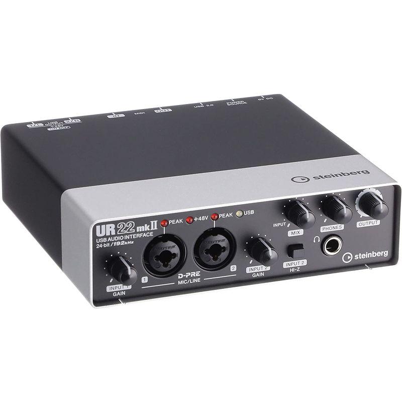 Steinberg スタインバーグ 2x2 USB2.0 24bit 192kHz オーディオインターフェース UR22mkII