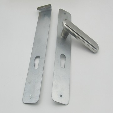 【台灣出貨】防盗门替代把手指纹锁工程临时替换锁具简易面板LJL