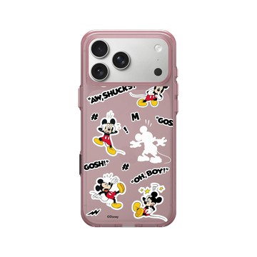 iPhone 17 Pro Max Clear (相機按鈕) 晶醺玫 - 迪士尼-米奇 Mickey - Sticker-嘿嘿米奇