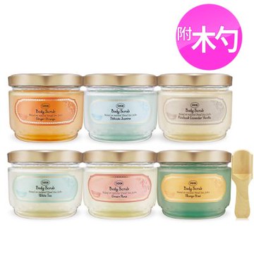 SABON 全新升級版身體磨砂膏600g(附木勺)-多款可選