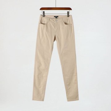 〖日〗品牌折扣日單女裝秋季棉質彈力小腳長褲休閑褲0P106