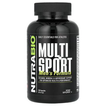 NutraBio, MultiSport 男性配方，120 粒膠囊
