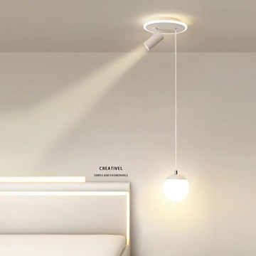 【優選百貨】新款燈具創意主臥室極簡床頭小吊燈高級2023新款現代簡約北歐設計感房間燈