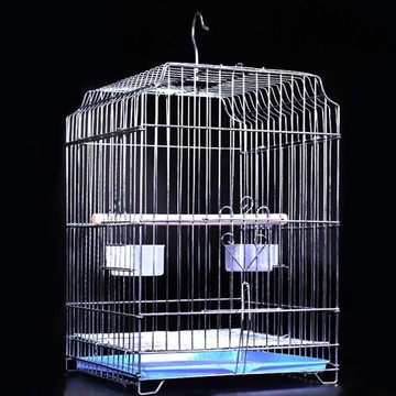 鳥籠 加粗不銹鋼電鍍鳥籠子大號養殖鴿子籠虎皮鸚鵡鷯哥八哥特大號鳥籠