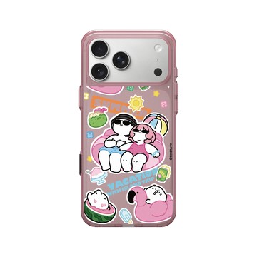 iPhone 17 Pro Max Clear (相機按鈕) 晶醺玫 - 於是日常了 - 於是日常了－夏日海島旅行