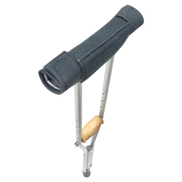 感恩使者 腋下拐用刷毛舒適墊 - 黑色 台灣製  26 x 20cm  1個