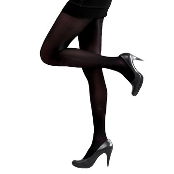 Amiss 機能感 凹凸按摩美尻機能褲襪 厚款 240D  F  黑色