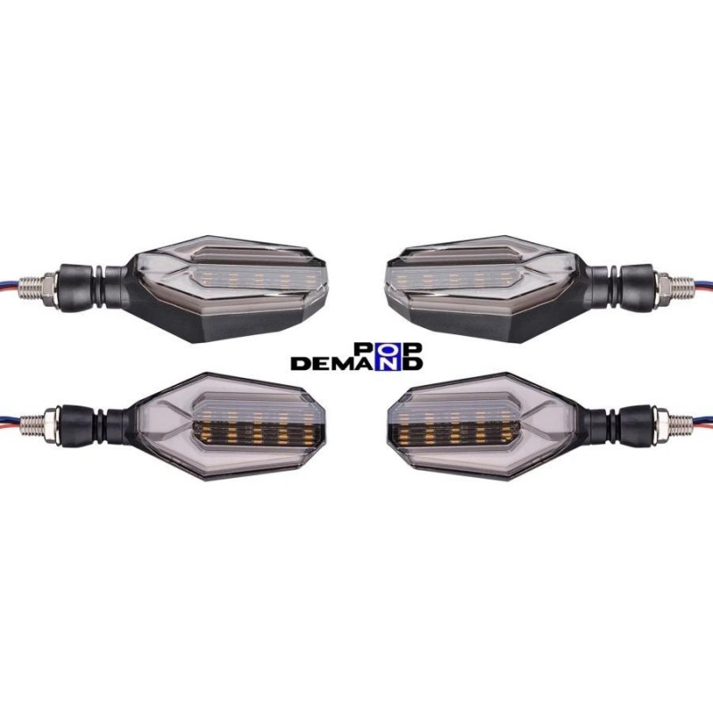 ◇即納◇汎用 12V オクタゴン LED ウインカー 青 1台分4個セット VT1300CX VT750S NC700S DCT NC700X  NC700X DCT | LINEショッピング