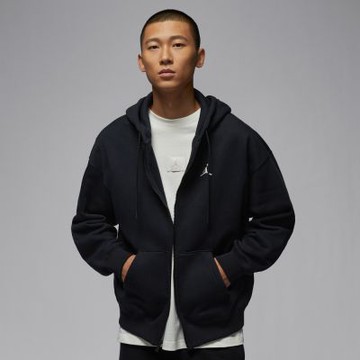 NIKE 外套 男 運動連帽外套 喬丹 寬鬆版型 AS M J BRK OVS FZ HD 黑 IB7232-010(3S4599) (3S4599)