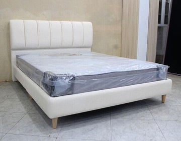 歐風別館尼采五尺貓抓皮加寬床頭片+貓抓皮內嵌式高腳床底