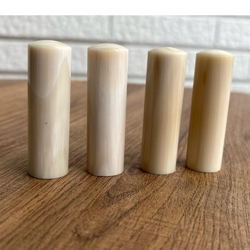 【印工坊】 6分白牛角印章 頂級牛角章  白牛角章 赤牛角印章  開戶章 印鑑 紀念章