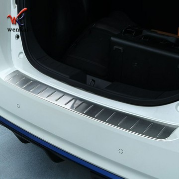 適用于日產聆風改裝后保險杠外置護板 Leaf ZE1專用后備箱踏板