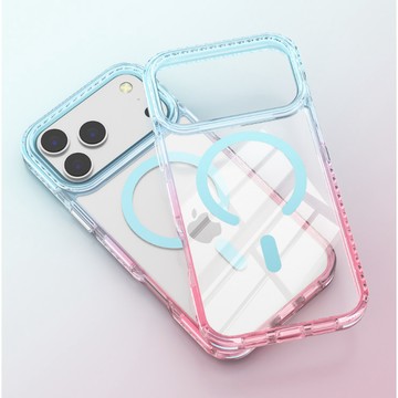 果凍防摔漸變殼 超強磁吸手機殼 蘋果保護殼 適用於 iPhone 18 17 16 15Pro Max